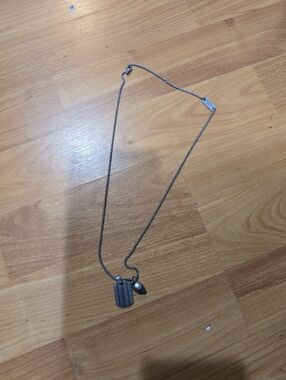 Steve Madden Men's Skull Necklace  Goth Grunge Y2K